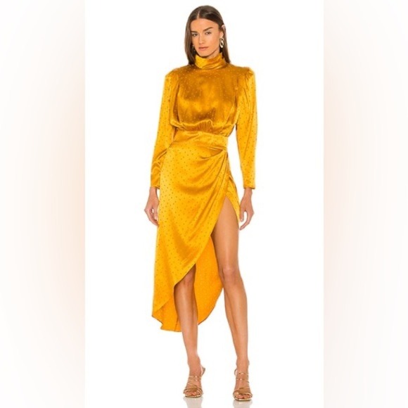 NWT RONNY KOBO‎ Kaira Dress in Marigold XS - Picture 2 of 8